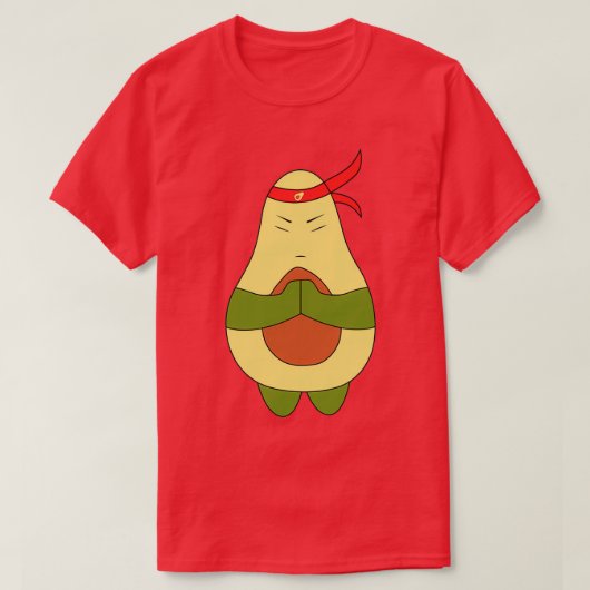 Avocado-Kampf T-Shirt (Design vorne)