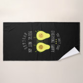 Avocado kann jedem glücklich machen badehandtuch (Badehandtuch)