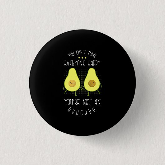 Avocado kann jedem glücklich machen button (Vorderseite)