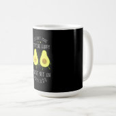 Avocado kann jedem glücklich machen kaffeetasse (VorderseiteRechts)
