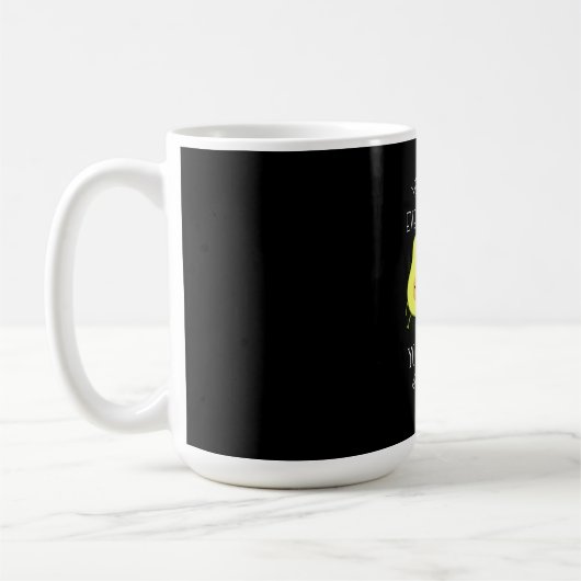Avocado kann jedem glücklich machen kaffeetasse (Links)