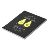 Avocado kann jedem glücklich machen notizblock (Rotiert)