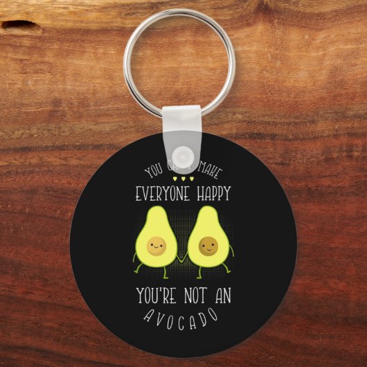 Avocado kann jedem glücklich machen schlüsselanhänger (Vorderseite)