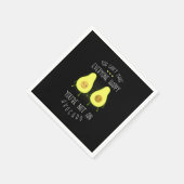 Avocado kann jedem glücklich machen serviette (Ecke)