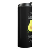 Avocado kann jedem glücklich machen thermosbecher (Nach links gedreht)