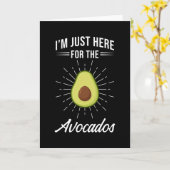 Avocado Karte (Gelbe Blume)