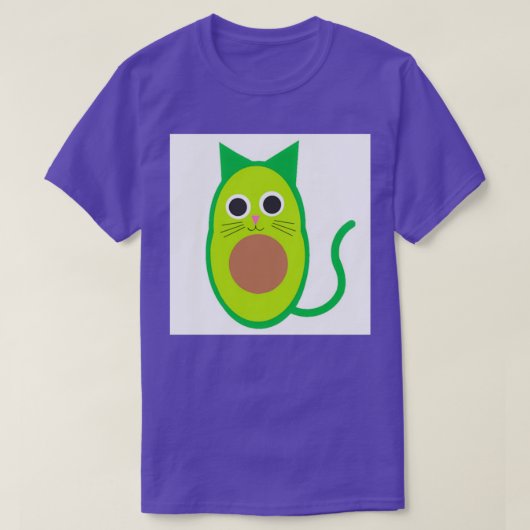 Avocado-Katze 14 T-Shirt (Design vorne)