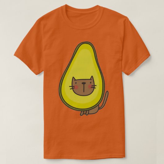 Avocado-Katze 1 T-Shirt (Design vorne)