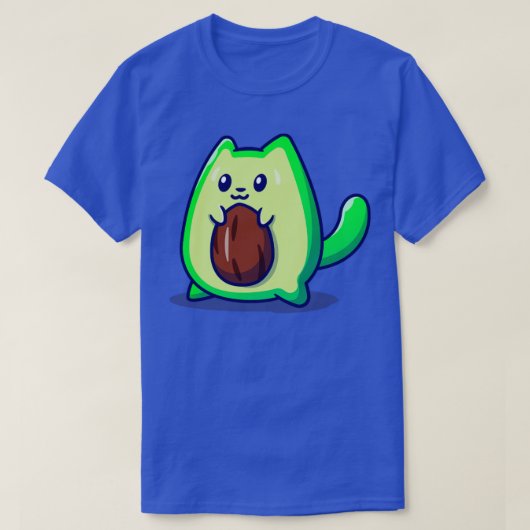 Avocado-Katze T-Shirt (Design vorne)