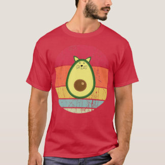 Avocado-Katzenliebhaber T-Shirt