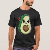 Avocado kawaii T-Shirt (Vorderseite)