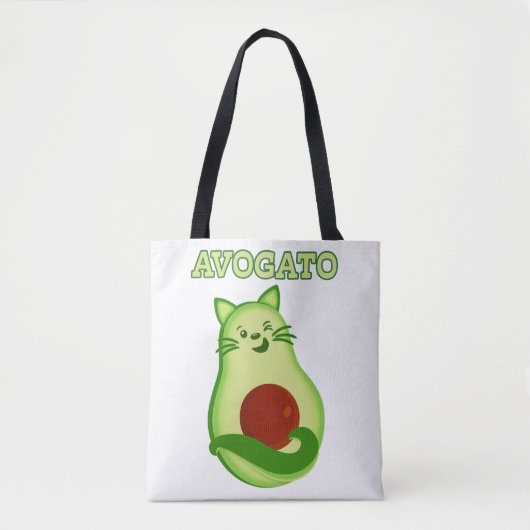 Avocado-Keton-Miezekatze-Katze, die an Ihnen Tasche (Vorderseite)