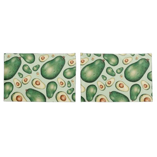 Avocado Kissenbezug (Rückseite-Set)