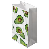 Avocado-kleine Geschenk-Tasche Kleine Geschenktüte (Vorderseite Schrägansicht)
