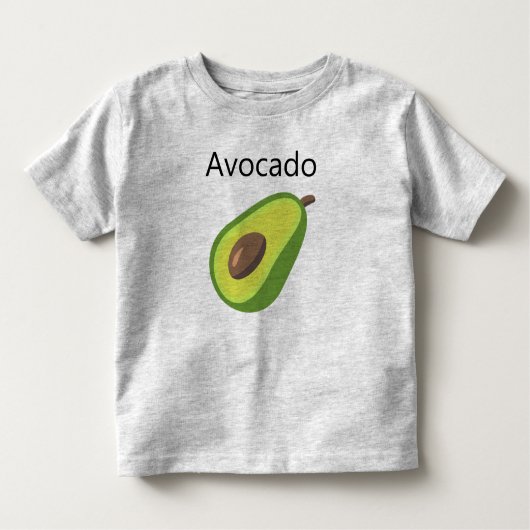 Avocado Kleinkind T-shirt (Vorderseite)