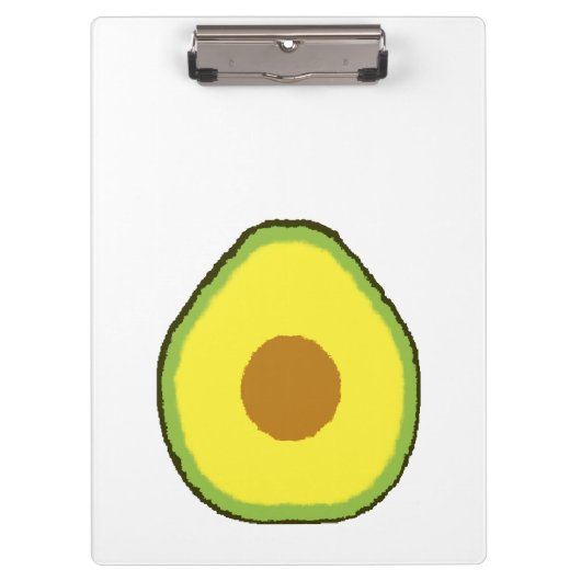 Avocado Klemmbrett (Vorderseite)