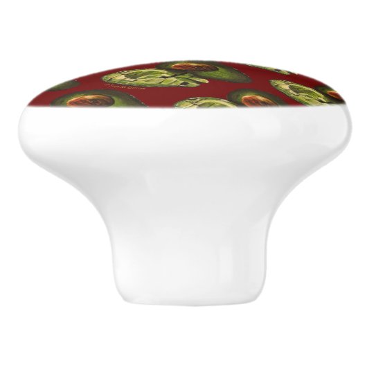 Avocado Knobs Keramikknauf (Seitenansicht)