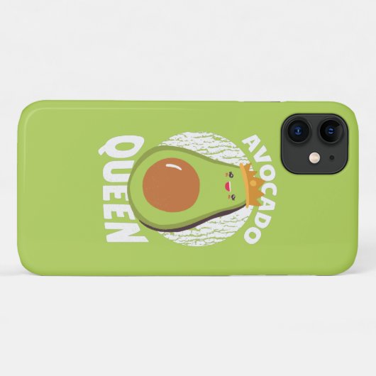 Avocado-Königin Case-Mate iPhone Hülle (Rückseite (Horizontal))