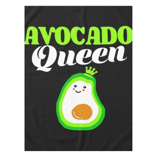 Avocado-Königin | Geschenktücher Tischdecke (Vorderseite)