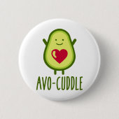 Avocado-Kugel Button (Vorderseite)