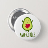 Avocado-Kugel Button (Vorne & Hinten)