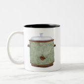 Avocado Langsamer Cooker-Tasse Zweifarbige Tasse (Links)