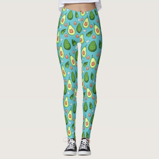 Avocado Leggings (Vorderseite)