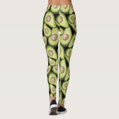 "Avocado" Leggings drucken (Rückseite)