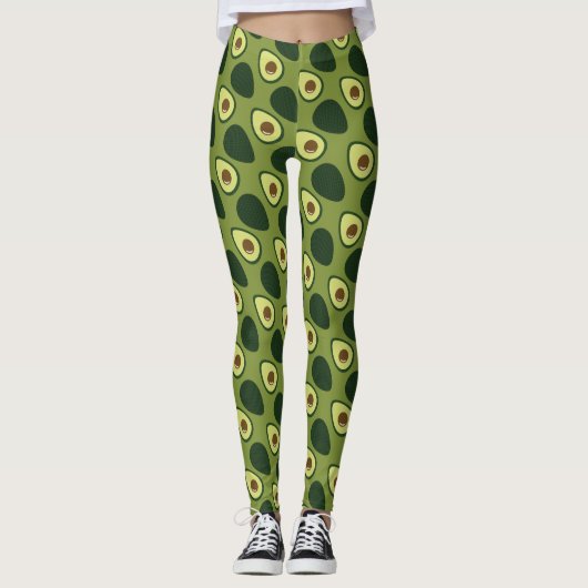 Avocado-Leggings Leggings (Vorderseite)