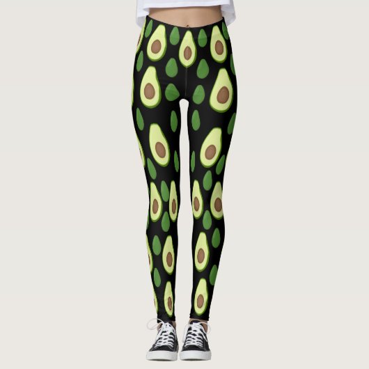 Avocado-Leggings Leggings (Vorderseite)