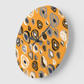 Avocado-Liebe: Bio Vintager Stil Große Wanduhr (Winkel)