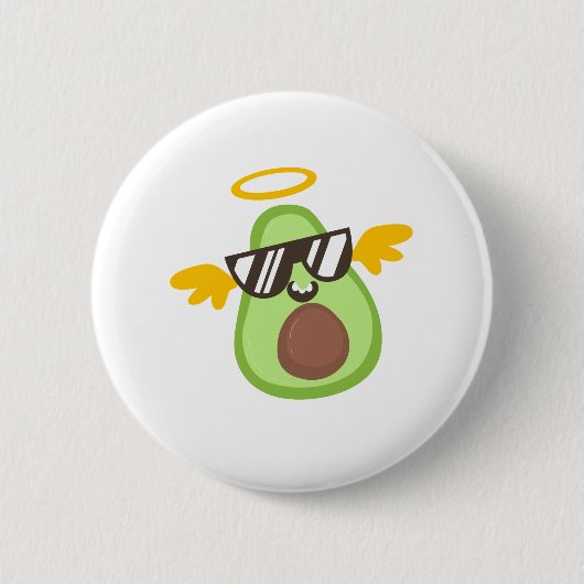 Avocado-Liebe Button (Vorderseite)