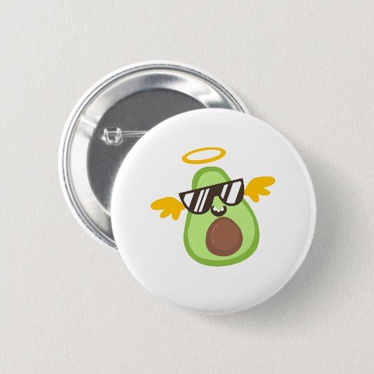 Avocado-Liebe Button (Vorne & Hinten)