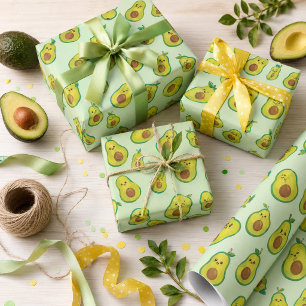 Avocado Liebe Geschenkpapier
