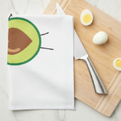 Avocado-Liebe Geschirrtuch (Viertel Falte)