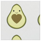 Avocado Liebe Niedlich Avocado mit Herzstück Pit Stoff (Nahaufnahme)
