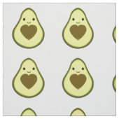 Avocado Liebe Niedlich Avocado mit Herzstück Pit Stoff (Muster)