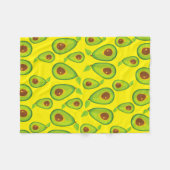 Avocado Liebe Pattern - Leckeres Avocado Lover Fleecedecke (Vorderseite (Horizontal))