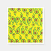 Avocado Liebe Pattern - Leckeres Avocado Lover Serviette (Vorderseite)