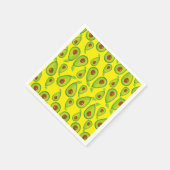 Avocado Liebe Pattern - Leckeres Avocado Lover Serviette (Ecke)