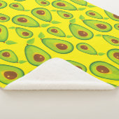 Avocado Liebe Pattern - Leckeres Avocado Lover Sherpadecke (3/4)