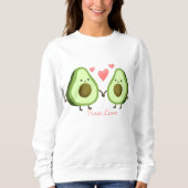 Avocado-Liebe Sweatshirt (Vorderseite)