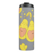 Avocado-Liebe Thermosbecher (Vorderseite)