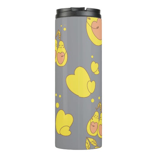 Avocado-Liebe Thermosbecher (Rückseite)