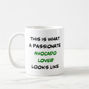 Avocado Liebhaber, leidenschaftlich Kaffeetasse