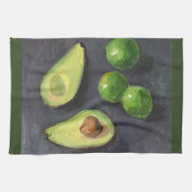 Avocado Lime Green Grau Art