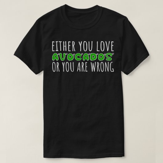 Avocado Lover (3) T-Shirt (Design vorne)