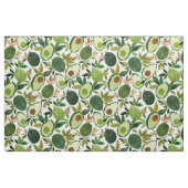 AVOCADO LOVER Botanisches Aquarellmuster Stoff (Fat Quarter (45,7 x 55,9 cm))