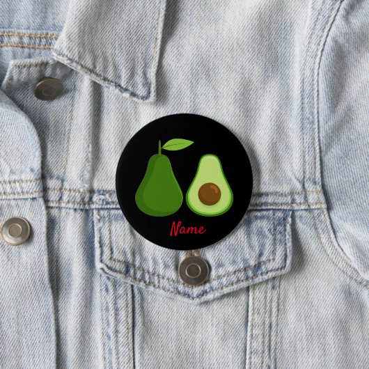 Avocado Lover Design Thunder_Cove Button (Beispiel)