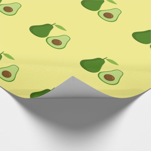 Avocado Lover Design Thunder_Cove Geschenkpapier (Ecke)